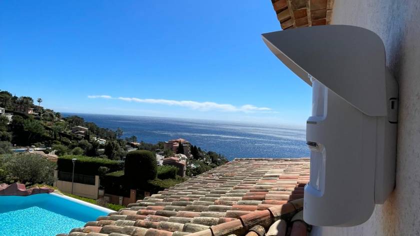 Installation alarme avec vue panoramique