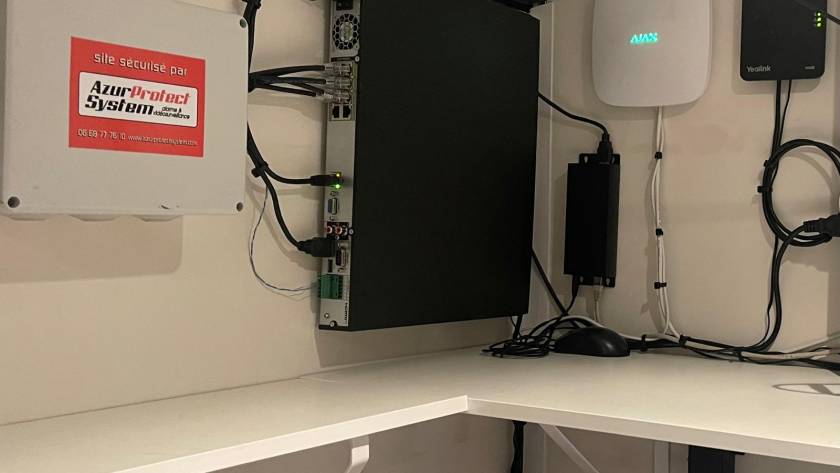 Baie réseau Dahua NVR — installation pro