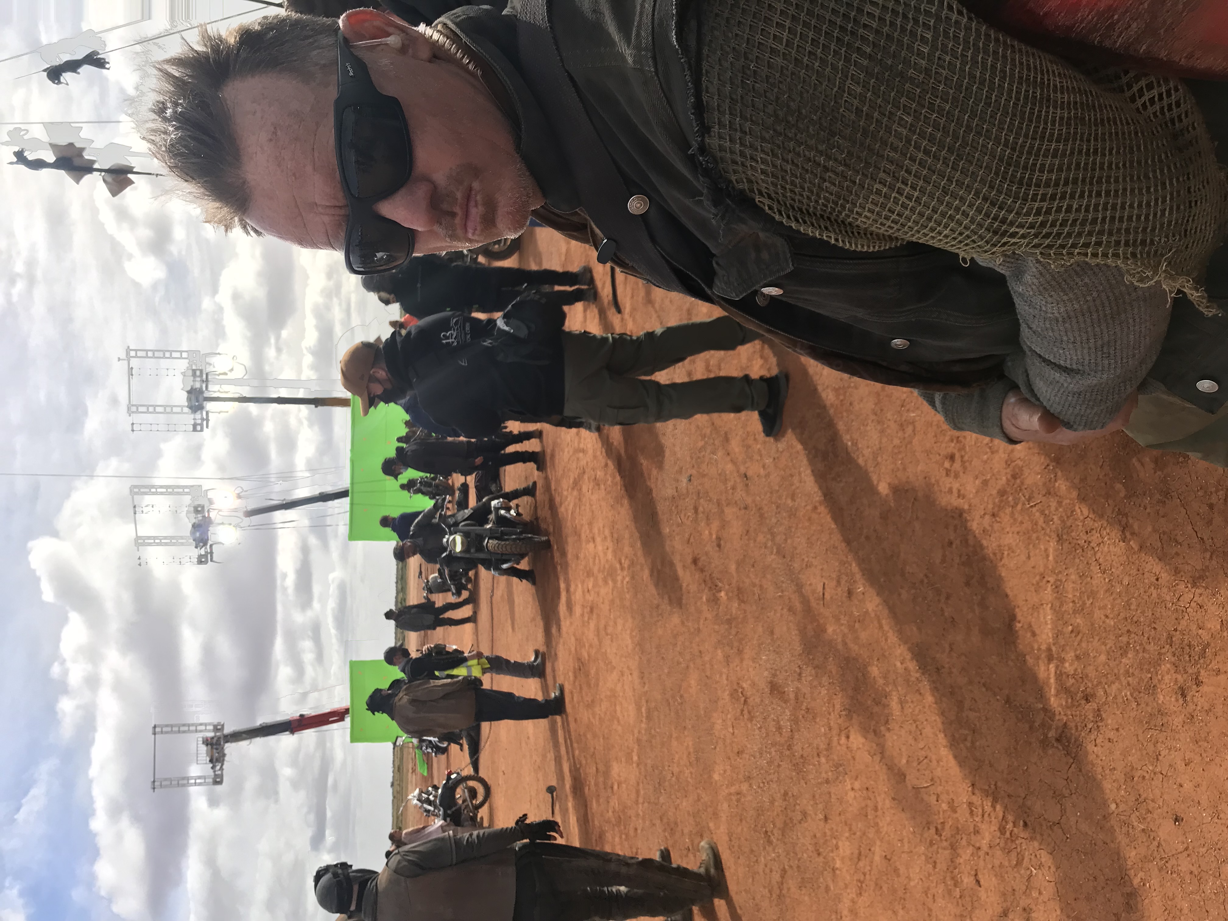 On Set · Desert Location