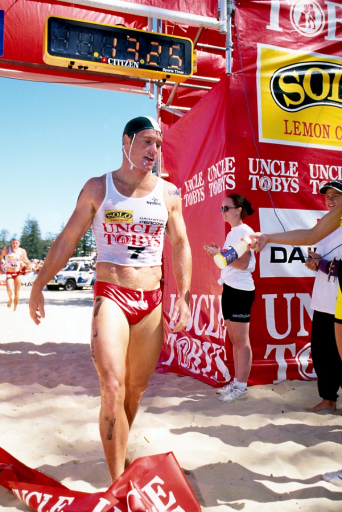 Uncle Tobys Ironman · Finish