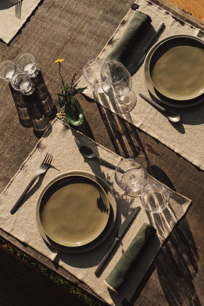 Art de la table au potager