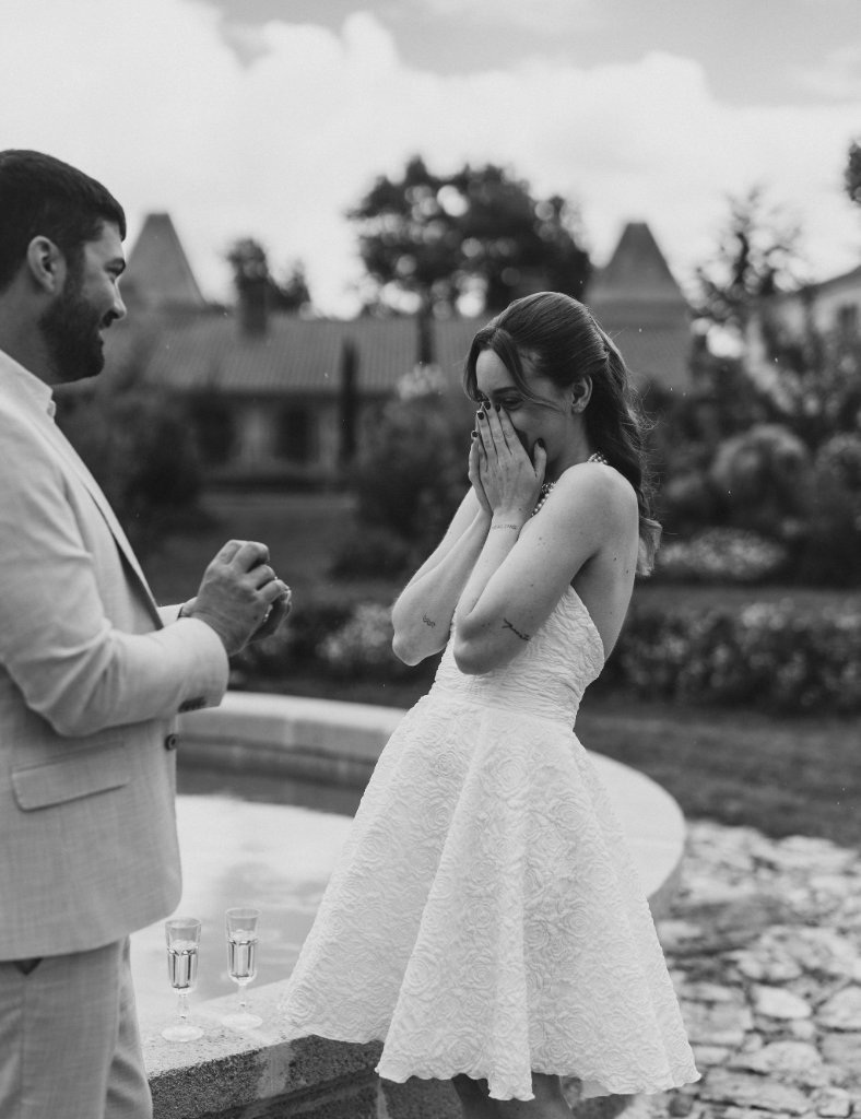 Réaction à la demande en mariage