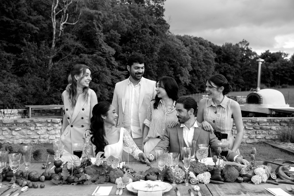 Tablée de mariage — groupe