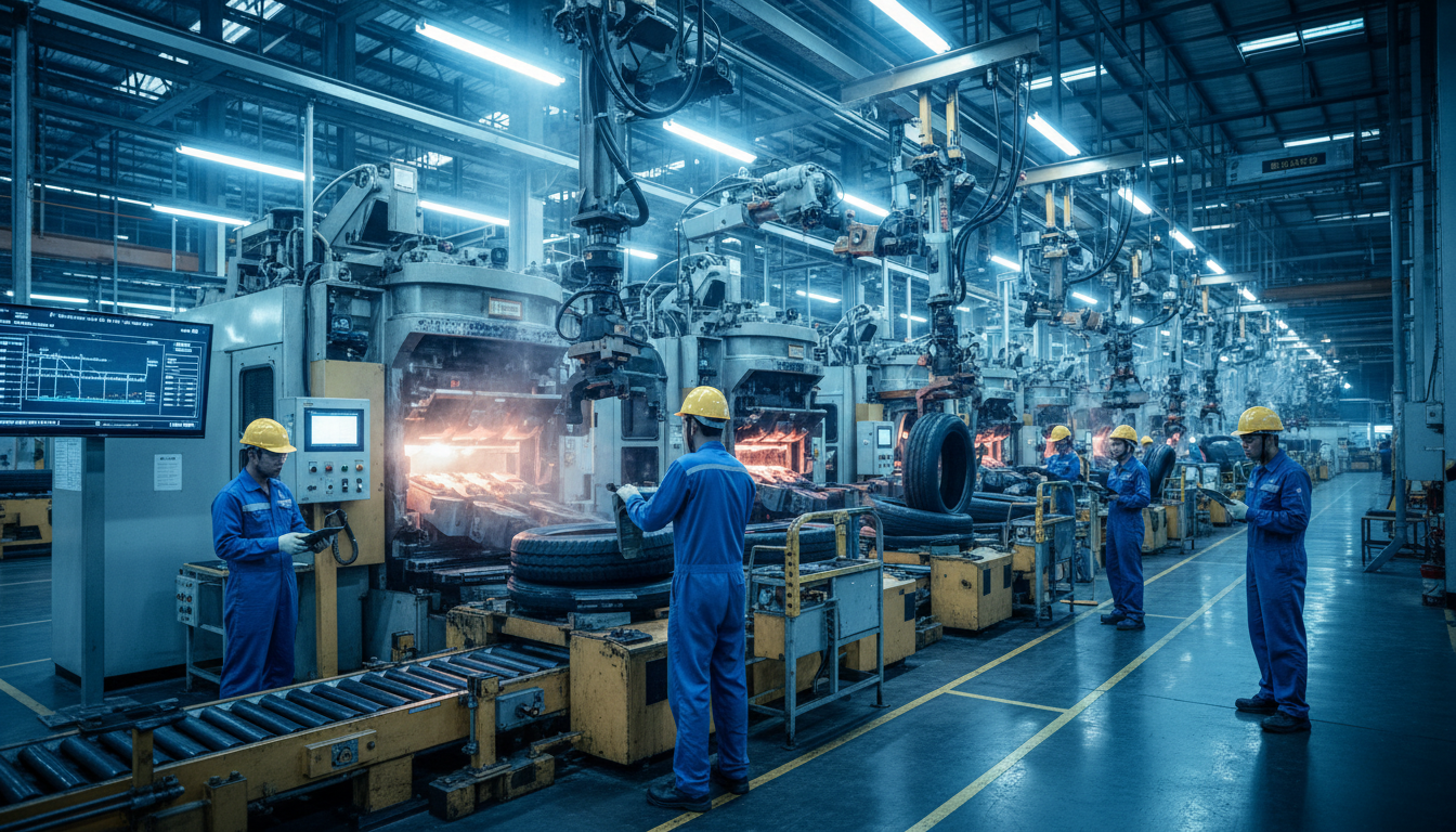 General Rubber Southeast Asia tire manufacturing facility with automated production lines
