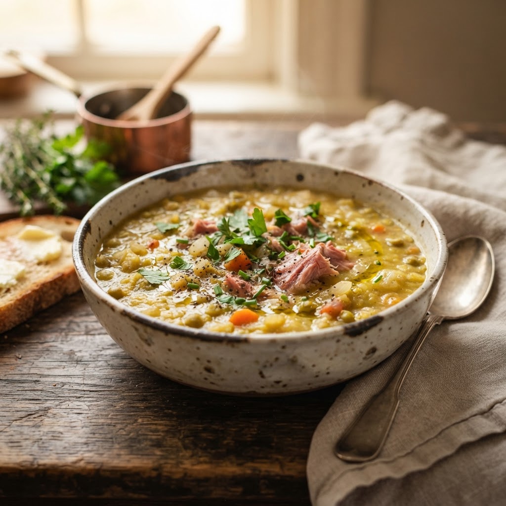 Budget Split Pea and Smoked Ham Hock Soup Recipe