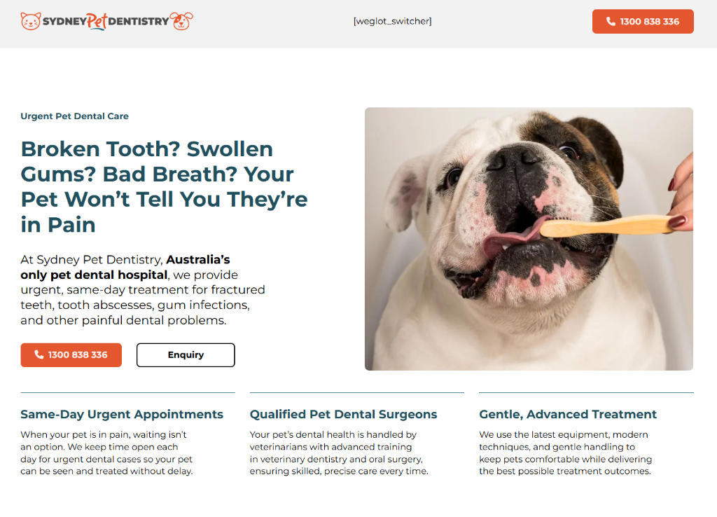 SYDNEY PET DENTISTRY