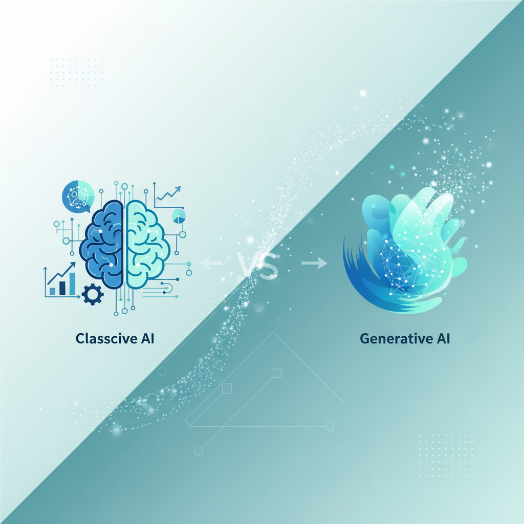 IA générative vs IA classique : quelle différence pour votre entreprise ?