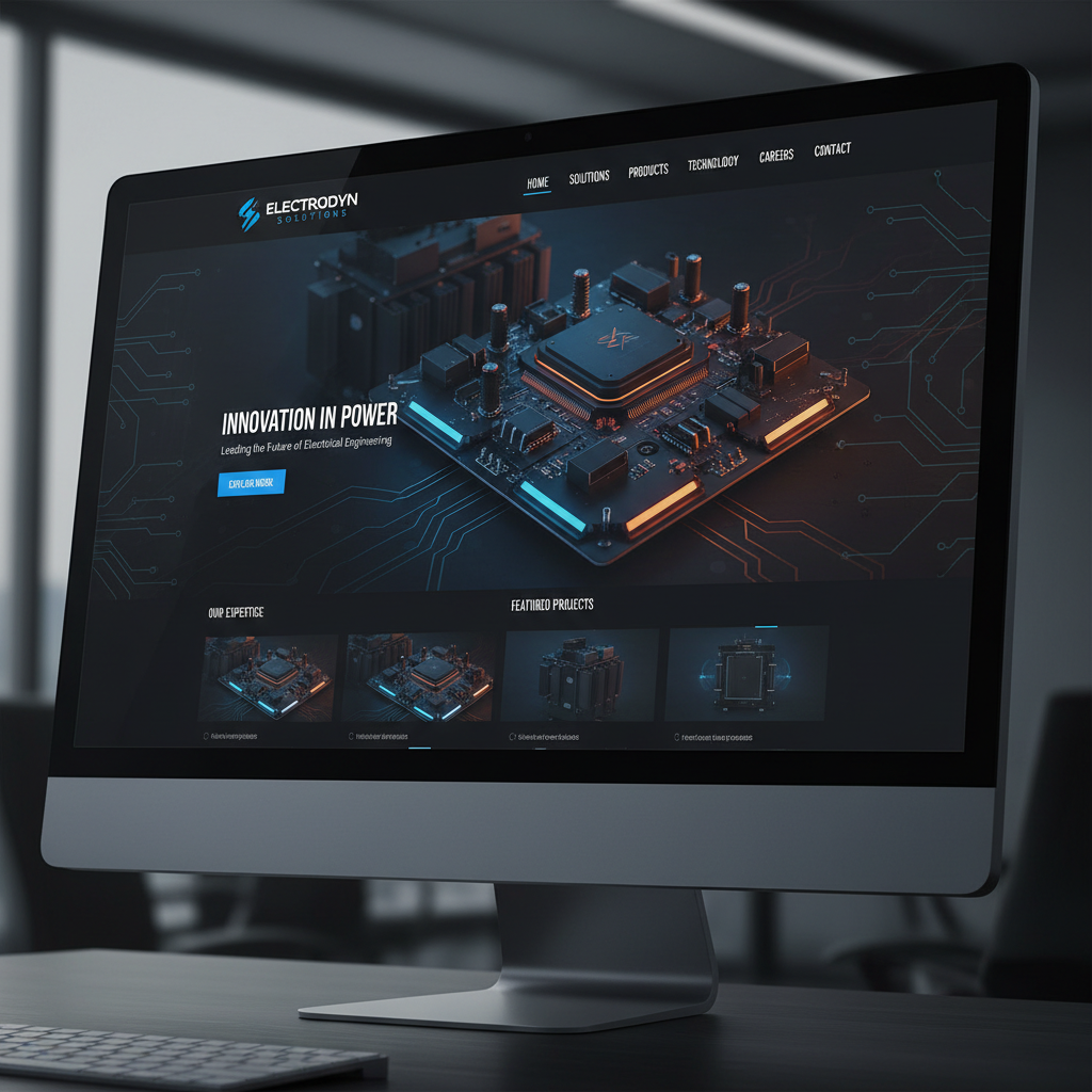 RGEE — Electrical Engineering website by VeyronStudios