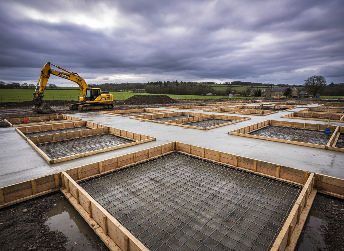 New Build Foundations — Woodbridge