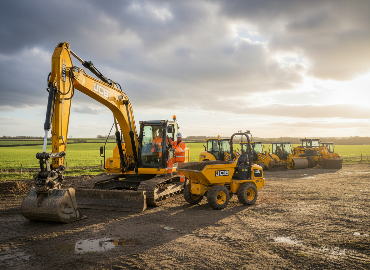 Excavator on Site — Stowmarket
