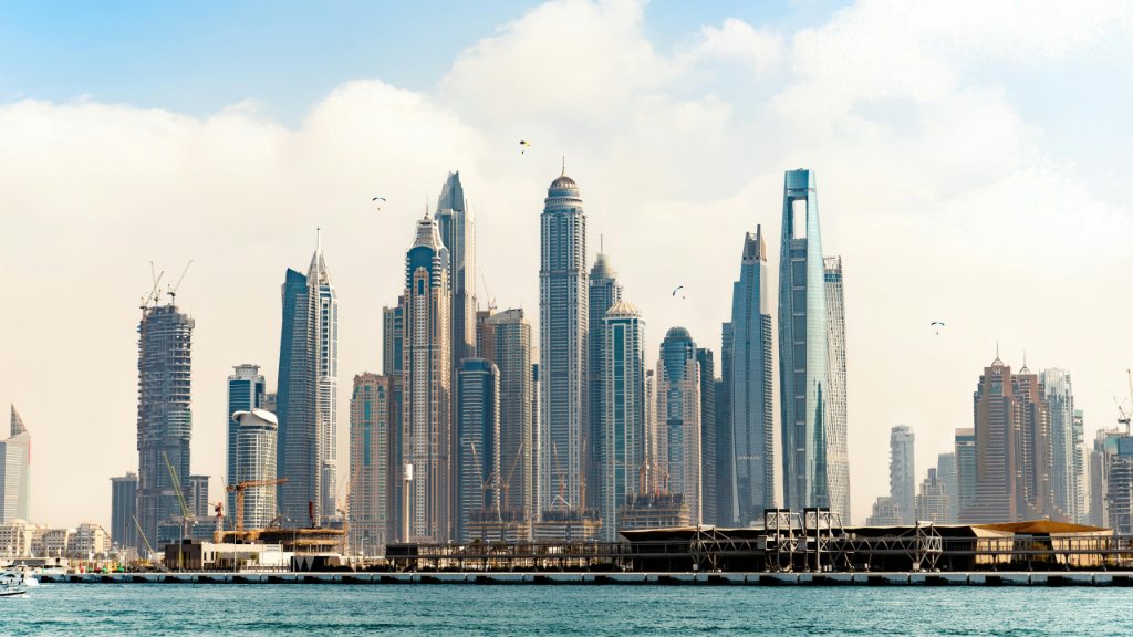 Dubai Marina Skyline
