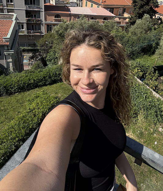 Kristin smiling outdoors