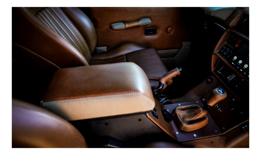 Origin W460 interior — leather cabin