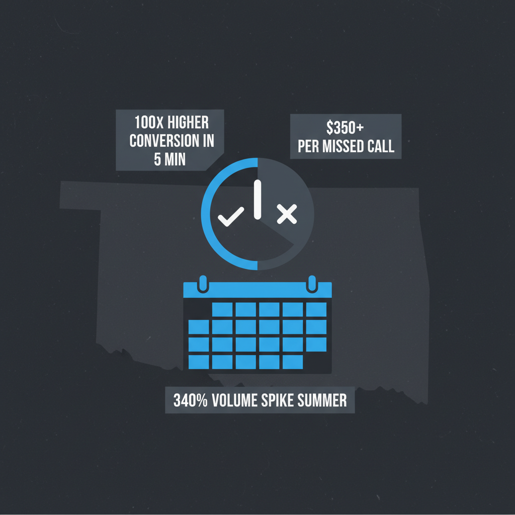 The 24-Hour Response Math — Why Oklahoma HVAC Owners Can't Afford to Let Calls Go Dark