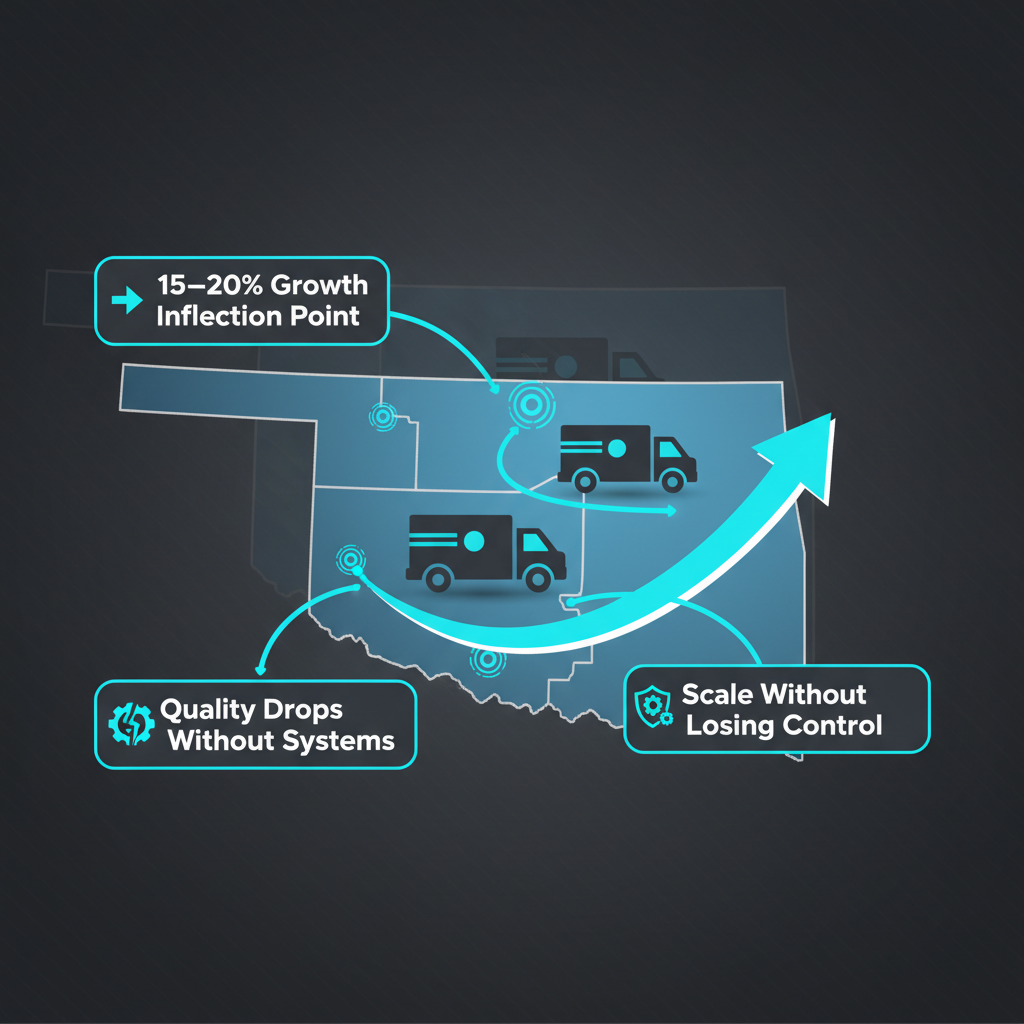 The Admin Trap: Why Oklahoma Contractors Get Stuck at $250K—$400K Revenue (And How to Break Through)