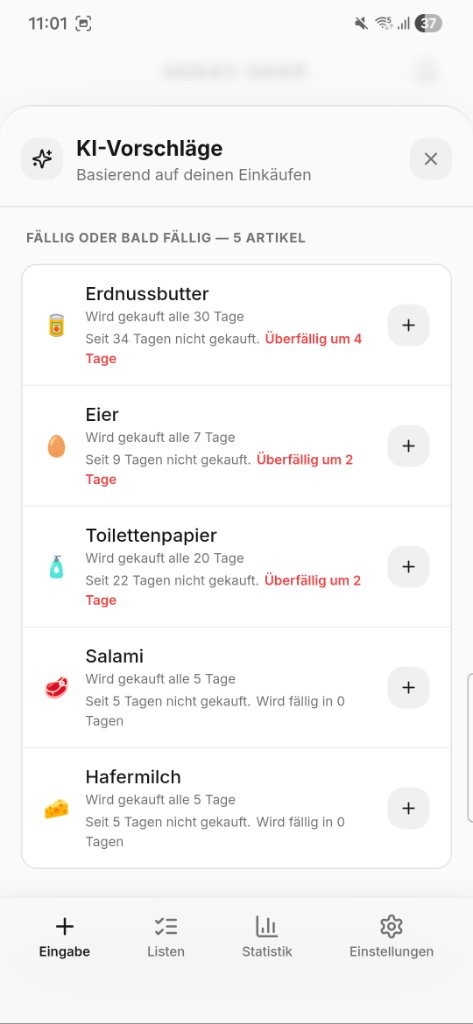 KI-Vorschläge