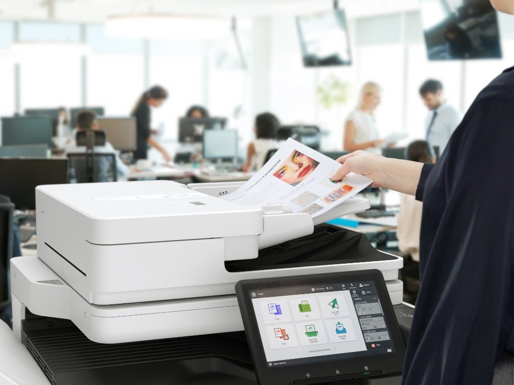 Canon office equipment lineup of copiers, printers, and multifunction devices