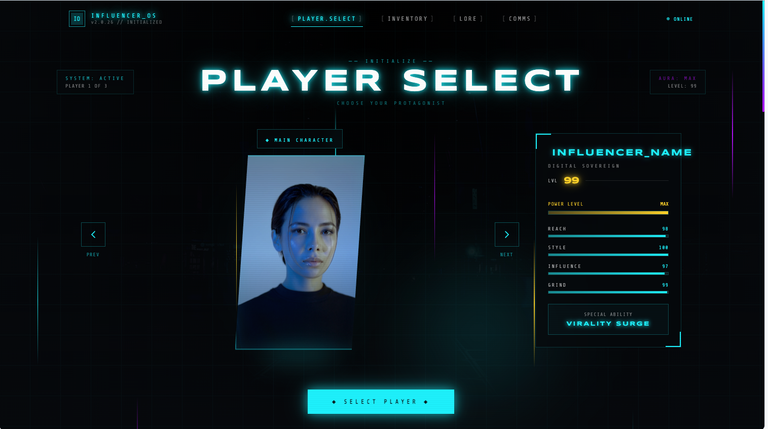 MainCharacter.exe template preview