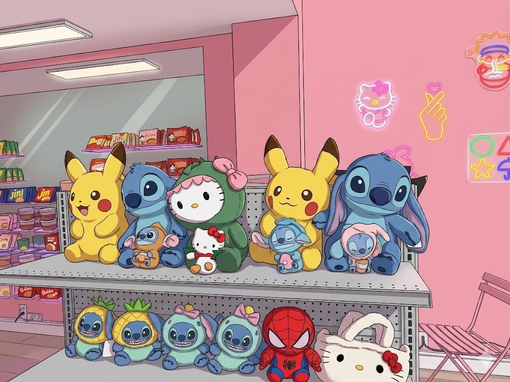 Snacks, Toys & Merch