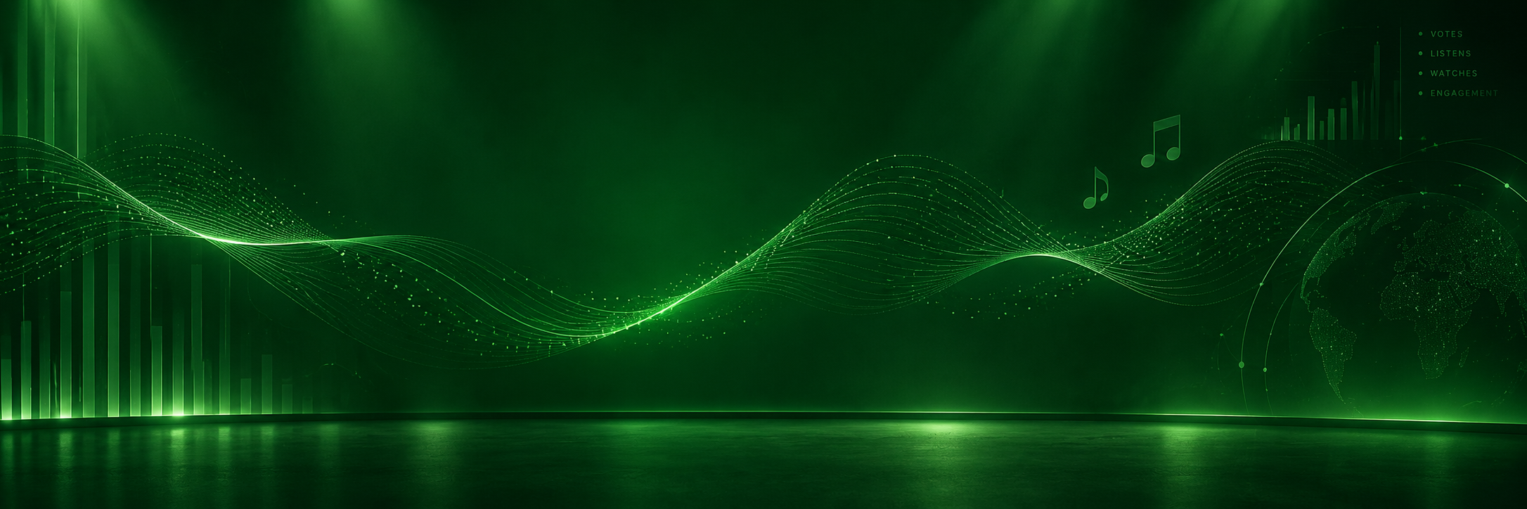 Green Room Music Charts data visualization