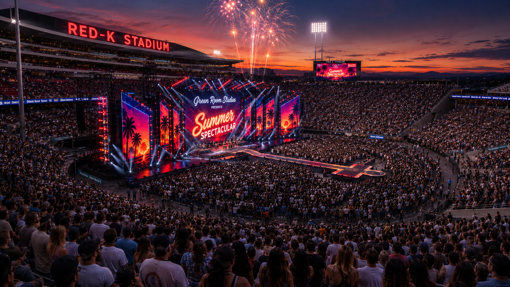Green Room Live stadium concert