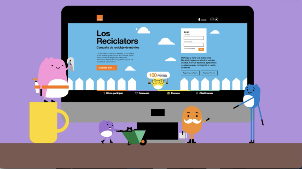 Infografía Animada Orange