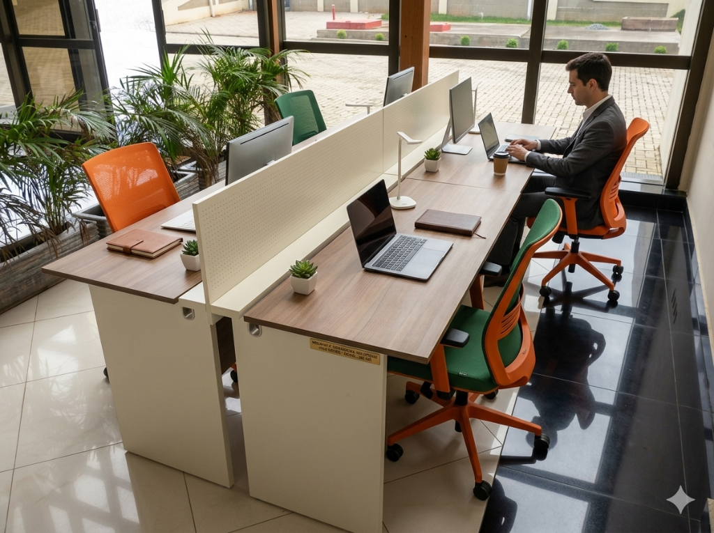 Estações de Trabalho Coworking