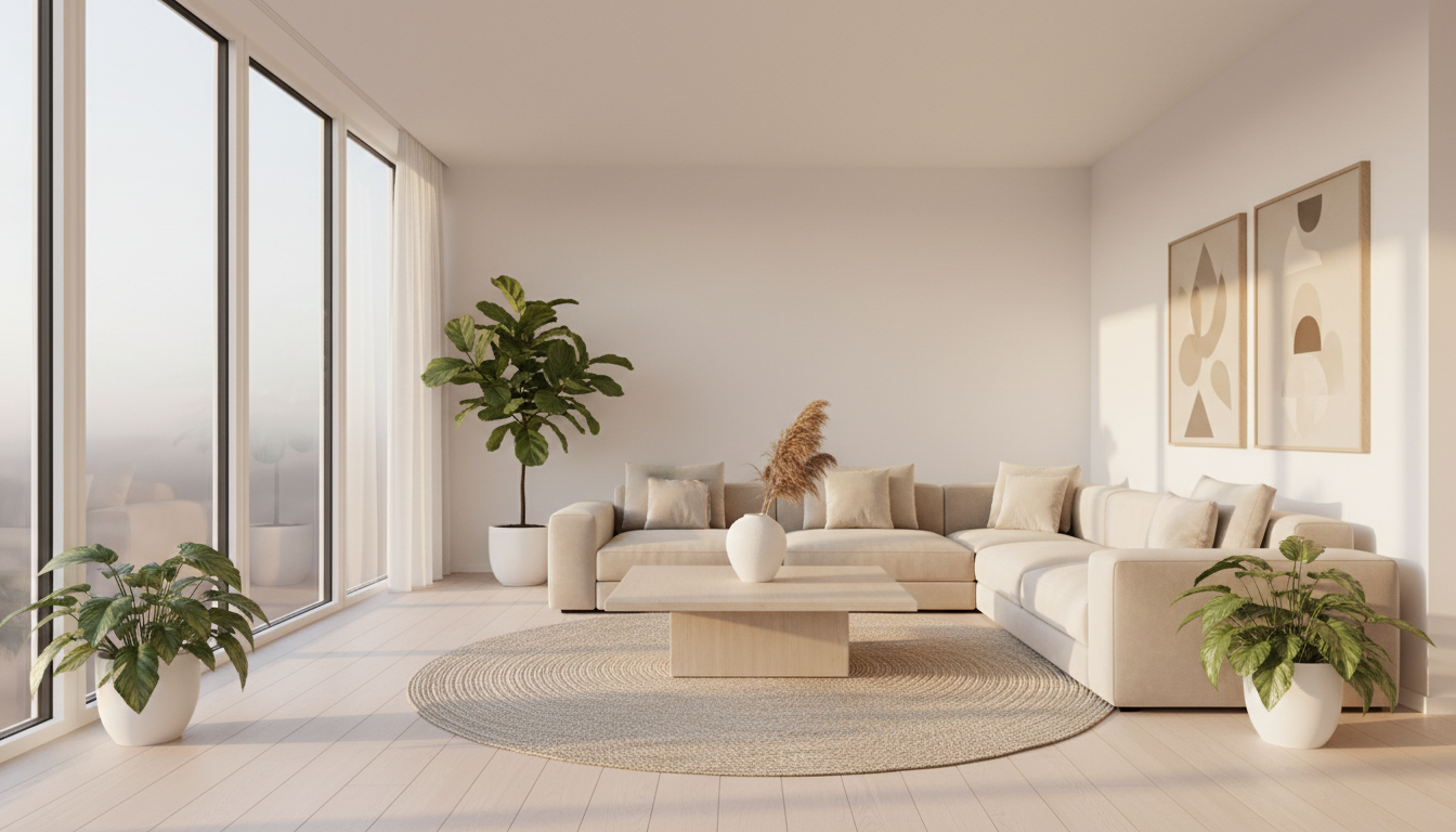Premium clean home interior