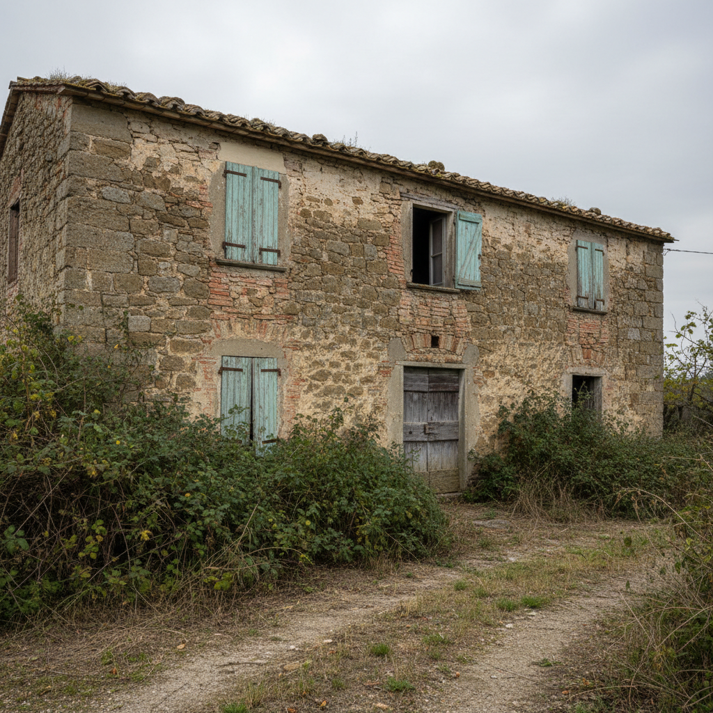 Stone country house