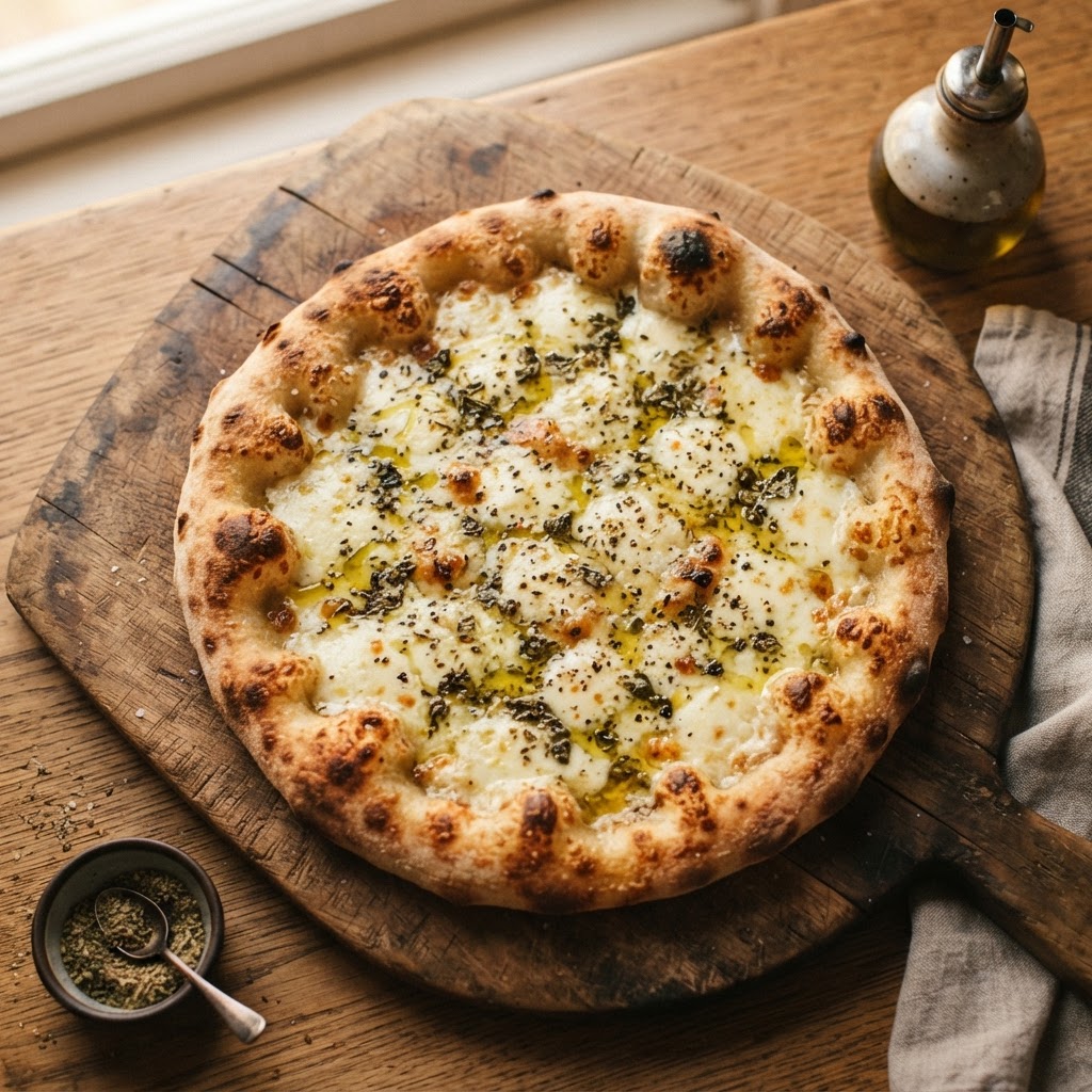 Mozzarella fiordilatte, olio e origano