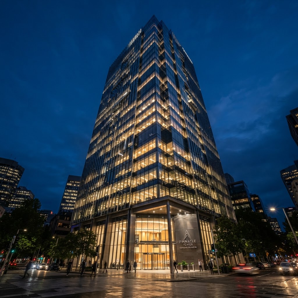 Modern corporate building