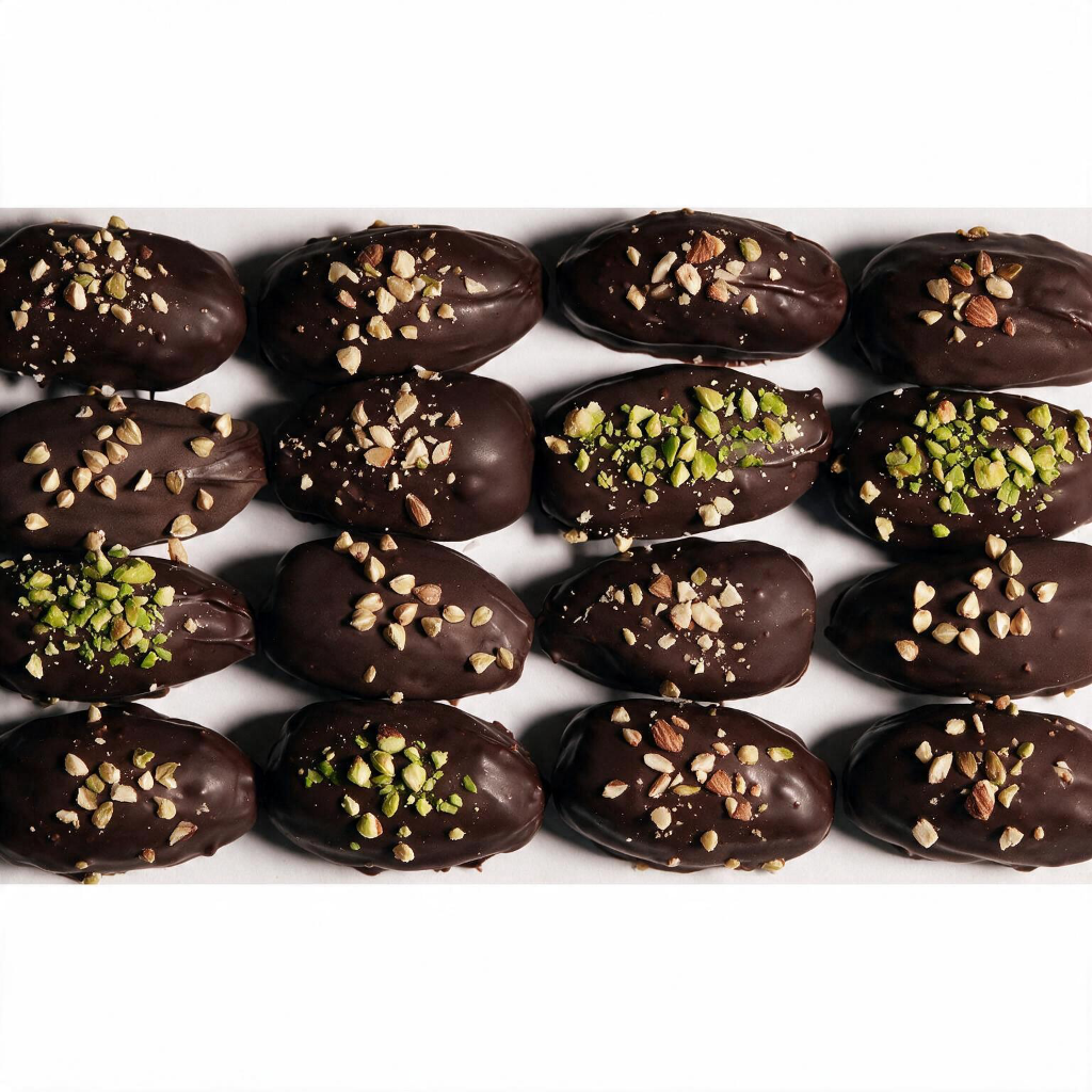 Dátiles Puro Datte bañados en chocolate