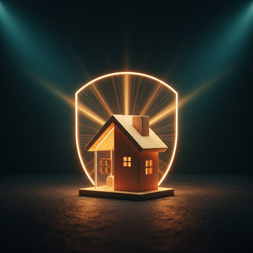 A golden shield of light protecting what matters most