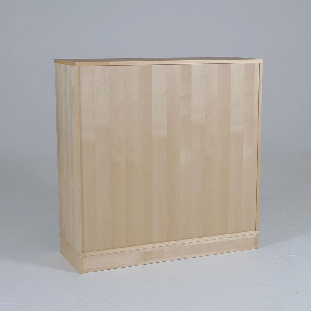 Skjutdörrskåp 120 i björkfanér, höjd 122 cm från SA Möbler - bild 4