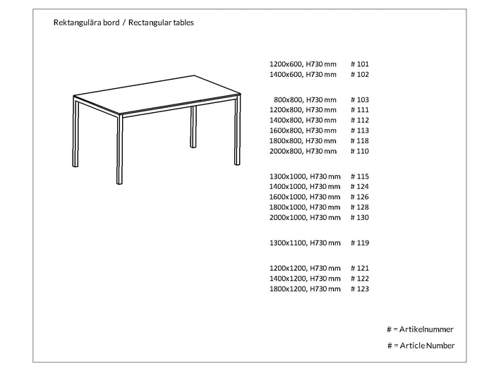 artur specifikation