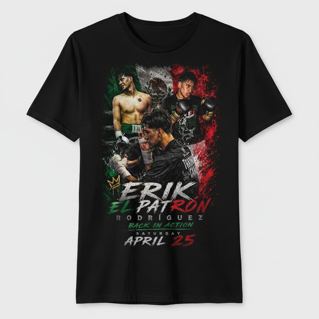 Erik 'El Patrón' Rodriguez — Mexico Flag Edition T-Shirt