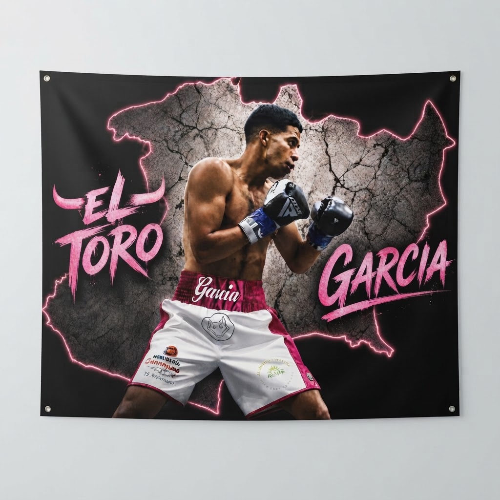 Jose 'El Toro' Garcia โ Pink Edition Banner (2x3)