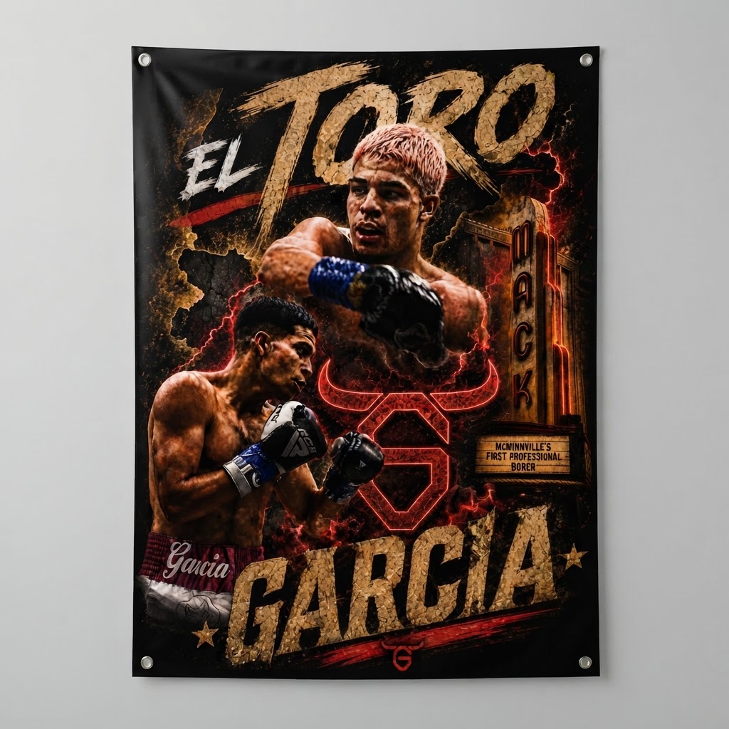 Jose 'El Toro' Garcia โ Fight Night Edition Banner (2x3)