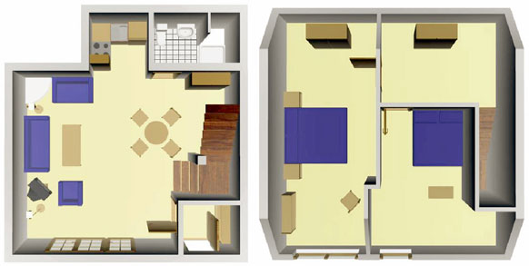 Grundriss Wohnung F