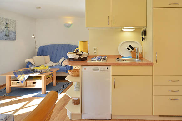 Wohnbereich der Wohnung B