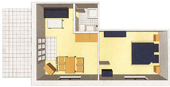 Grundriss Wohnung B