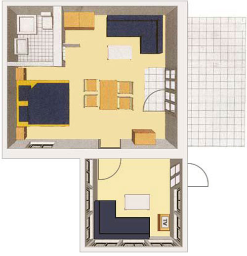 Grundriss Wohnung A