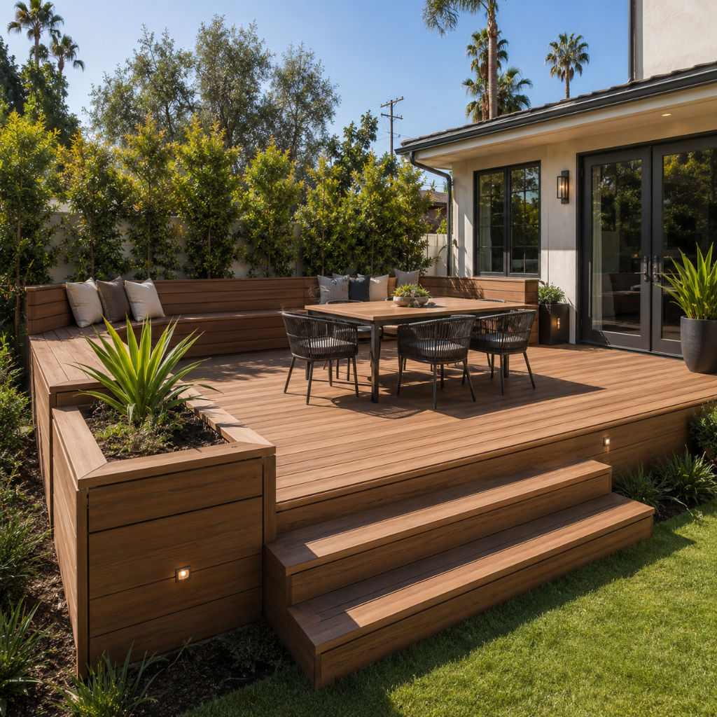 Custom outdoor work and details by ION Builders Inc