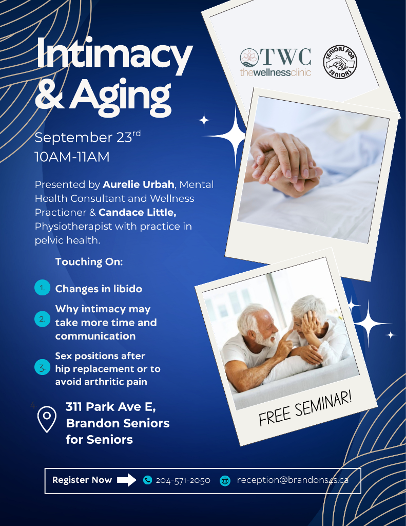 Intimacy & Aging Seminar poster