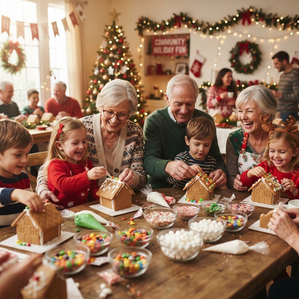 Building Gingerbread Houses