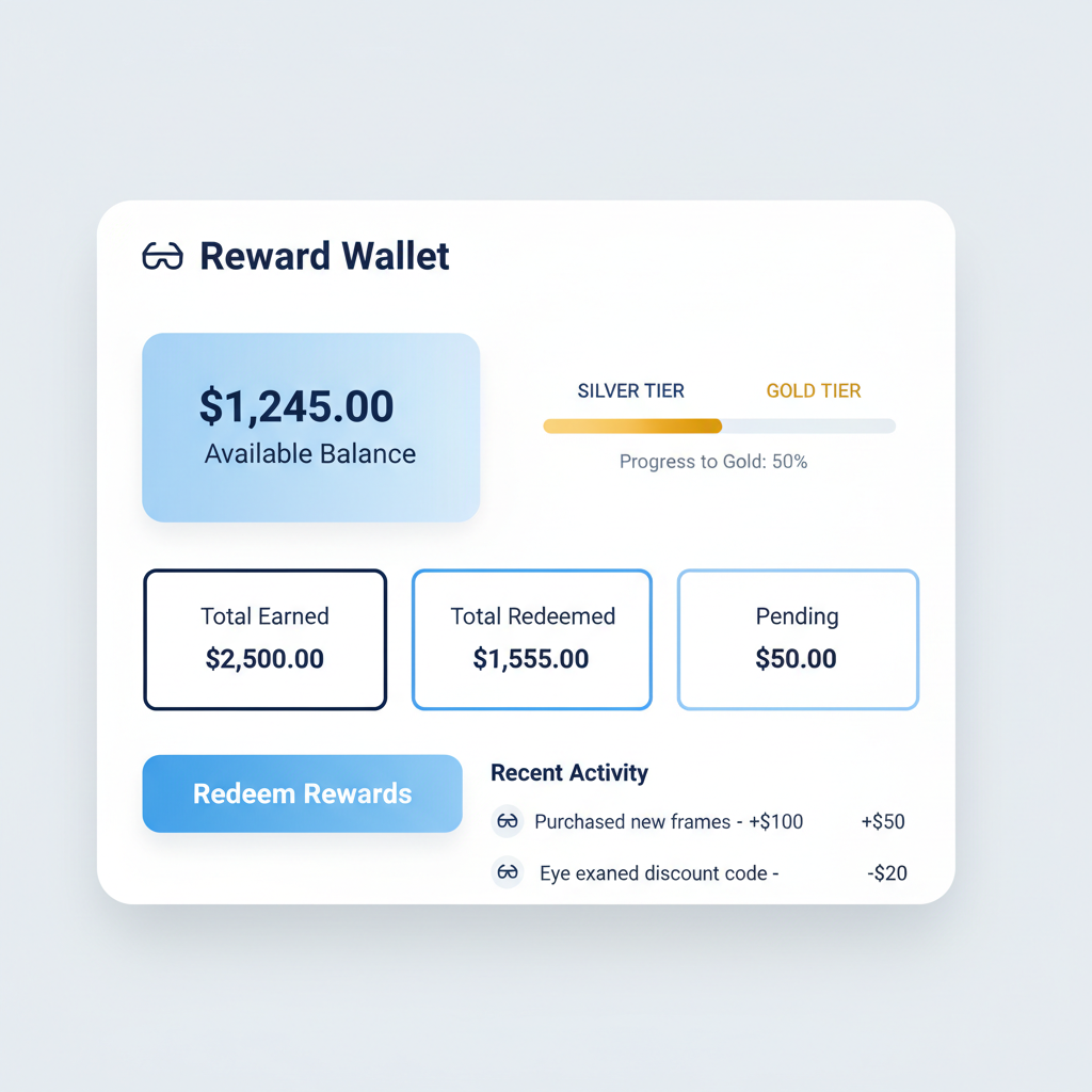 Reward Wallet interface
