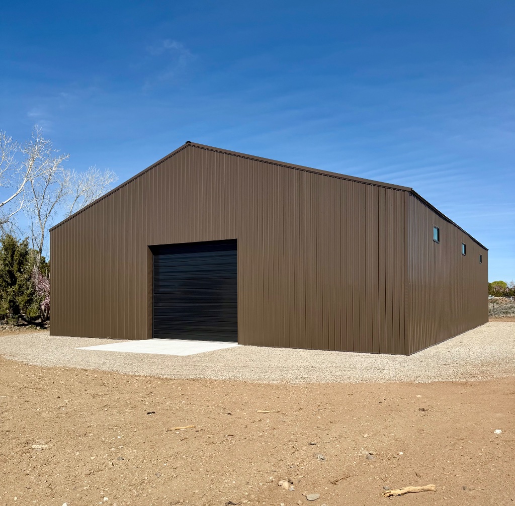Brown Steel Workshop — Steel Building in Minden, NV by Hoyle Construction
