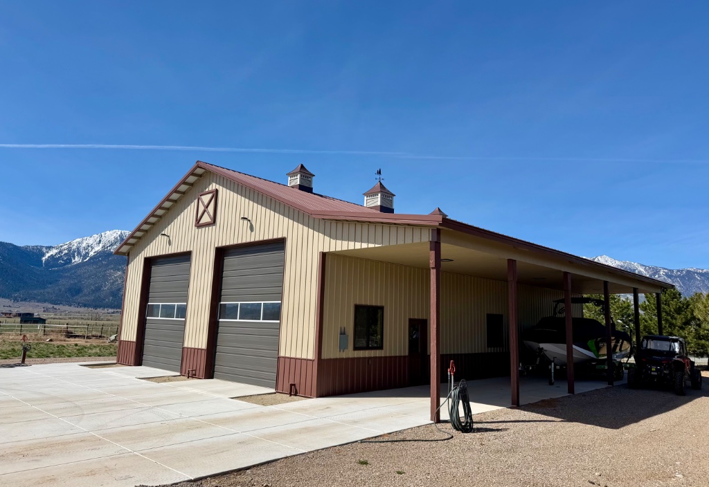 Pole Building Side View — Pole Building in Minden, NV by Hoyle Construction