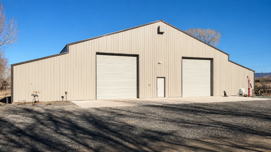 Dual-Door Shop & Garage — Steel Building in Carson Valley, NV by Hoyle Construction