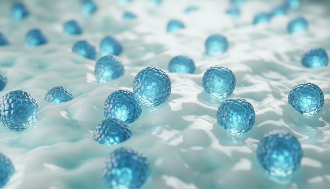 Scientific visualization of healthy oral microbiome ecosystem